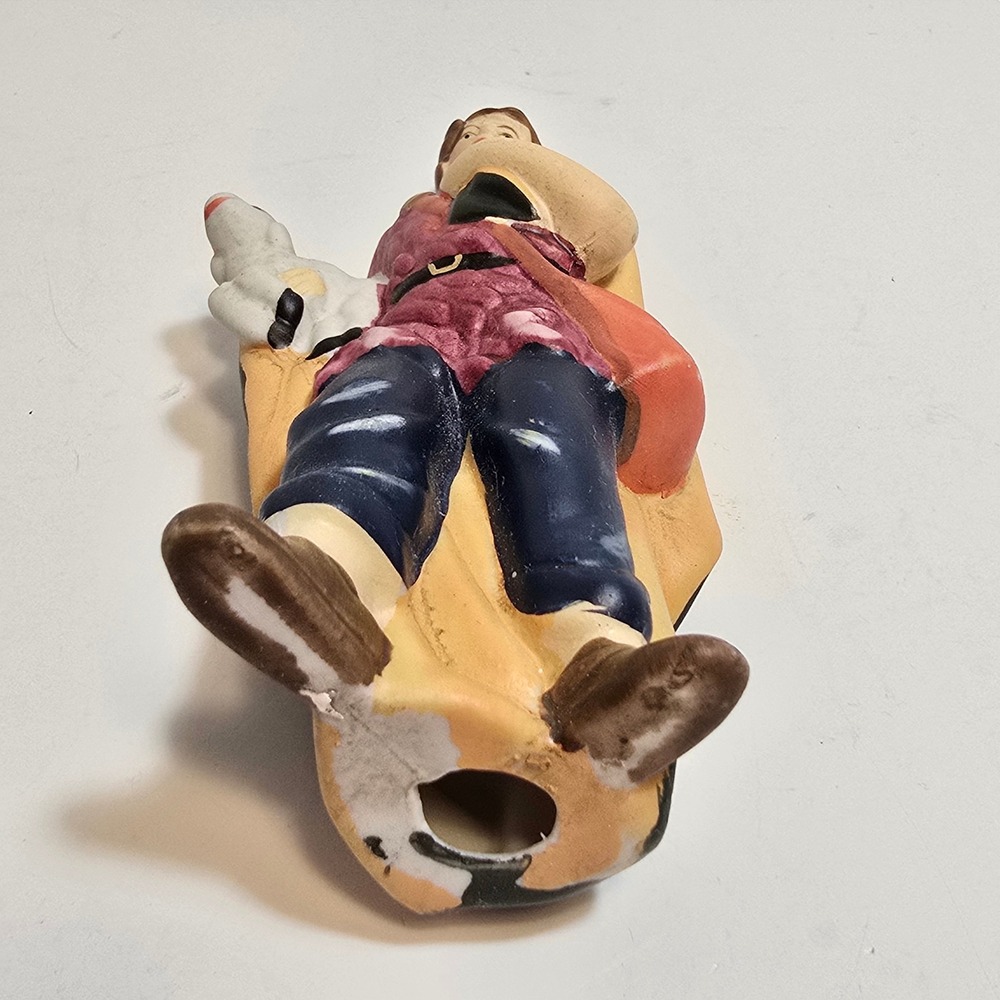 Shepherd with‎ Lamb Nativity Figurine Ceramic Christmas Decor Collectible - Picture 6 of 7
